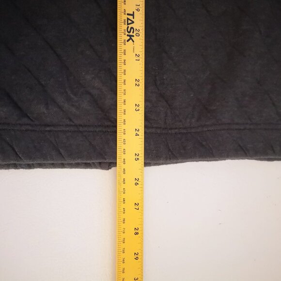 Eddie Bauer Ladies Full Zip Dark Grey Quilted Look Jacket - Picture 11 of 11